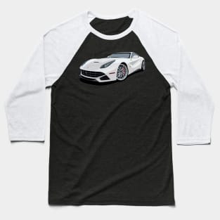 Ferrari F12 Cartoon Baseball T-Shirt